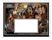 Load image into Gallery viewer, [VHR-GLS0002-01] Legends of Valhalla Limited Mirrored Backglass